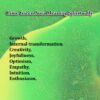 Lime green aura meaning