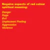 What does the color red mean spiritually