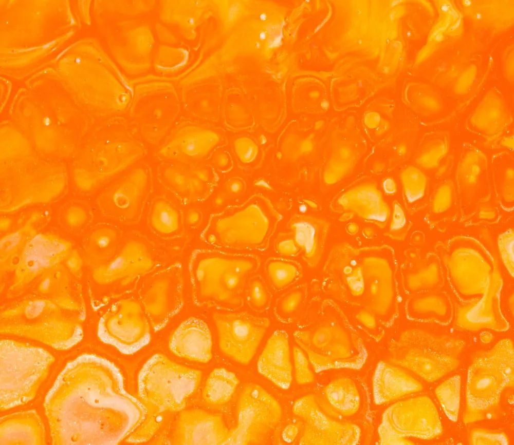 how seeing orange color during Meditation